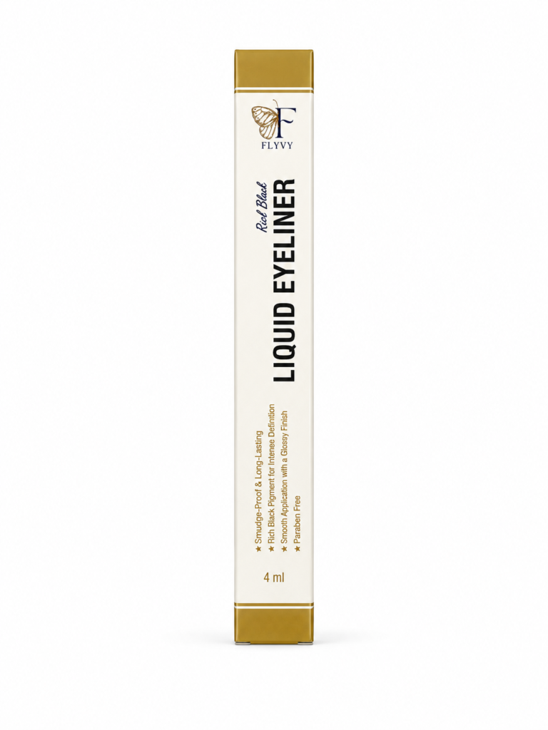 FLYVY Liquid Eyeliner bold black smudge-proof precision liner