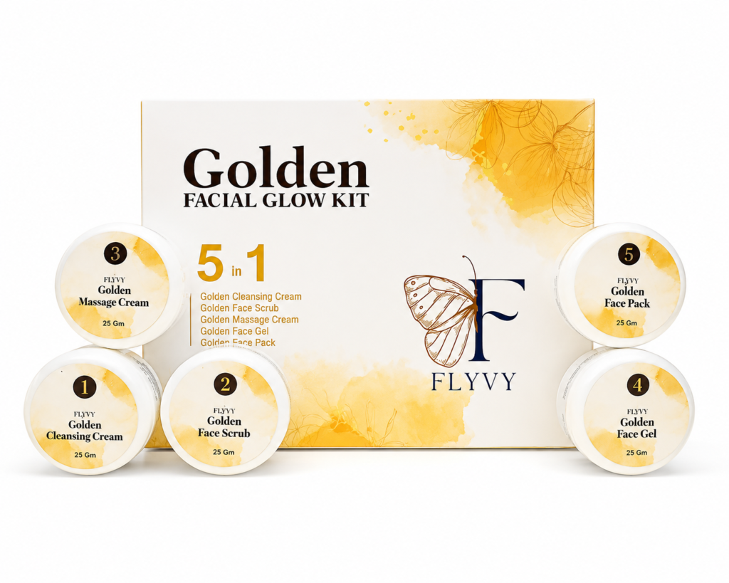 FLYVY Pyoro Golden Facial Glow Kit for radiant and glowing skin