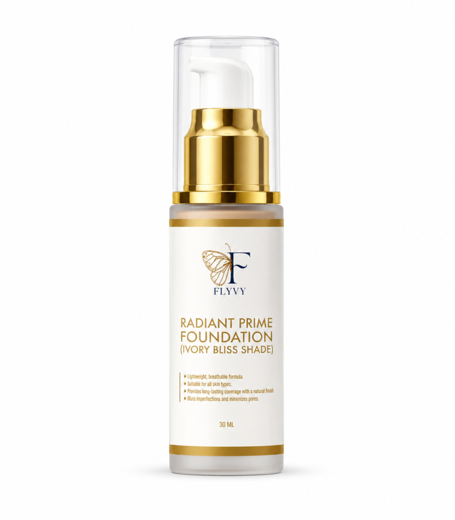 FLYVY Radiant Prime Foundation 2-in-1 primer and foundation with natural matte finish