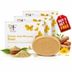 FLYVY Beauty Solution Sandal And Multani Soap (125 g) | Buy 2 Get 1 Free