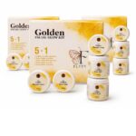 Buy 2 Get 1 Free | Golden Facial Glow Kit, 5-in-1 Skincare Kit with Cleansing Cream, Scrub, Massage Cream, Pack & Gel, 125g