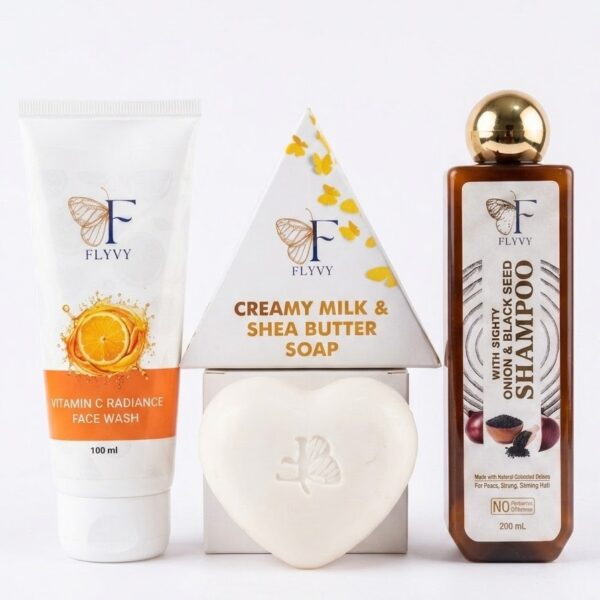 FLYVY Complete Skin & Hair Care Combo